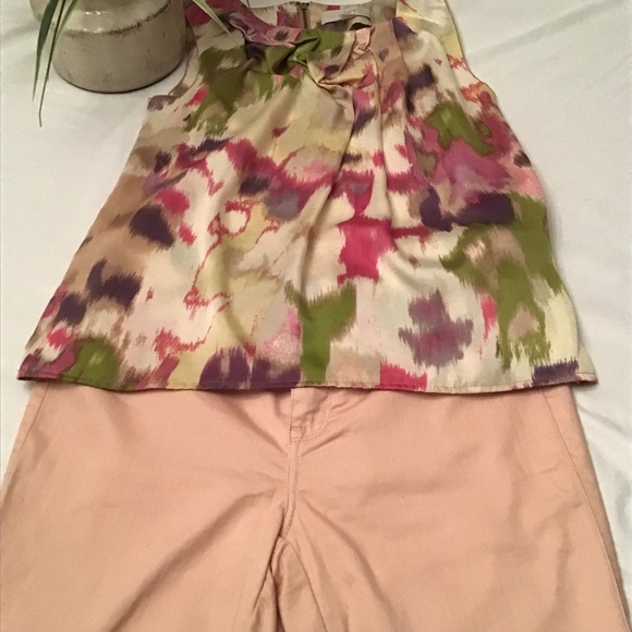 Peach colored jeans. Size 6 - Picture 4 of 5